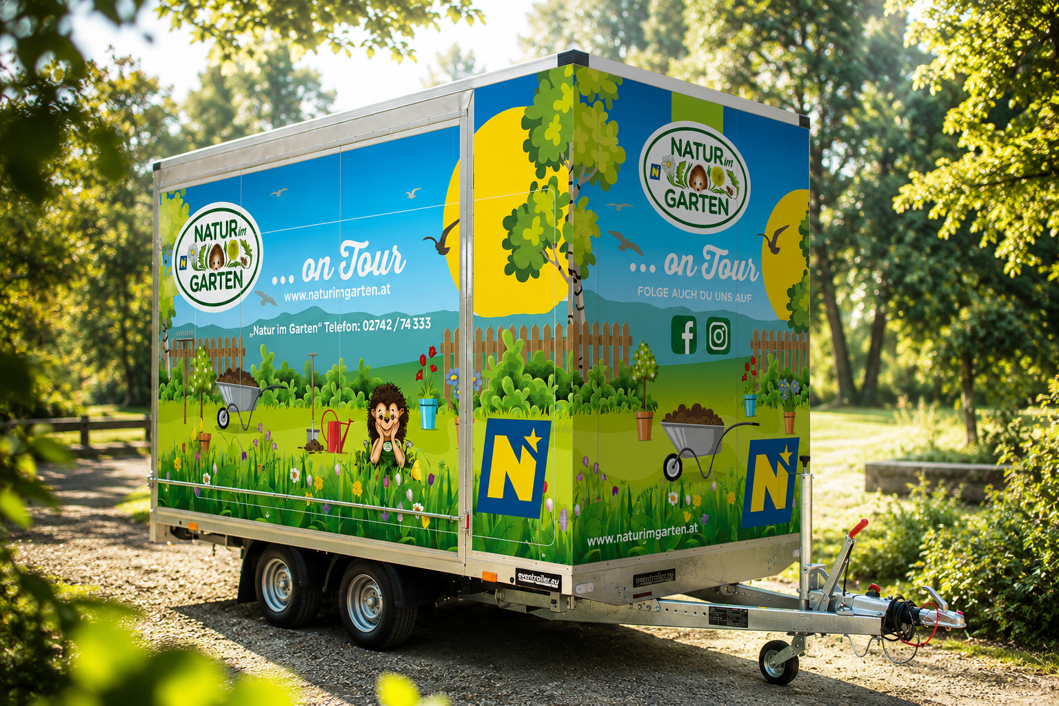Natur im Garten Event-Trailer